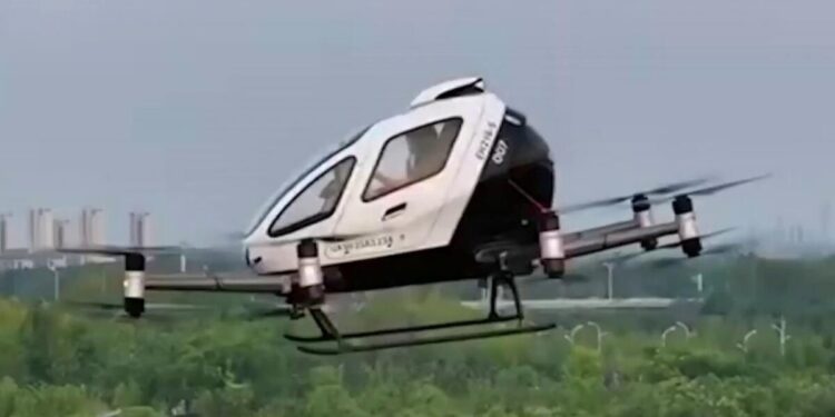 Prueban nuevos taxis aéreos sin pilotos para viajes cortos en Tailandia 