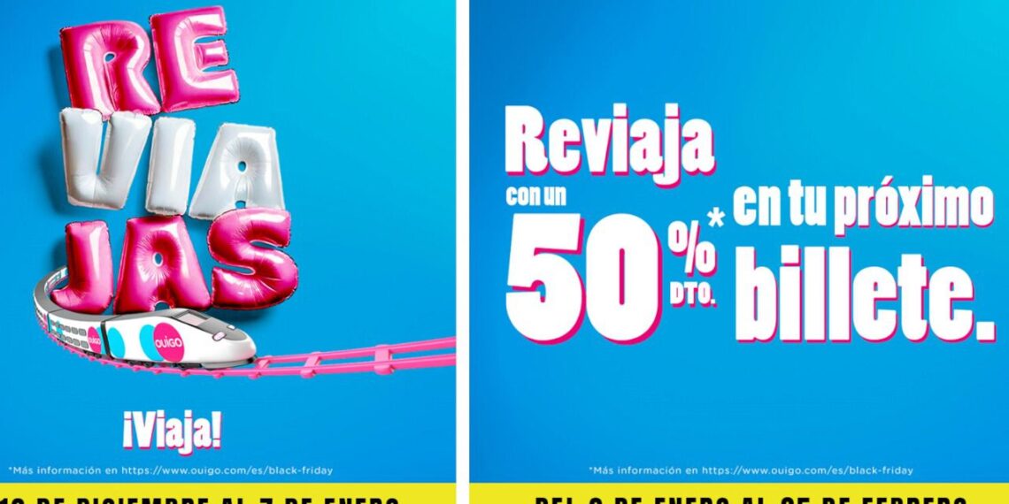 Reviaja, la campaña para Black Friday de OUIGO