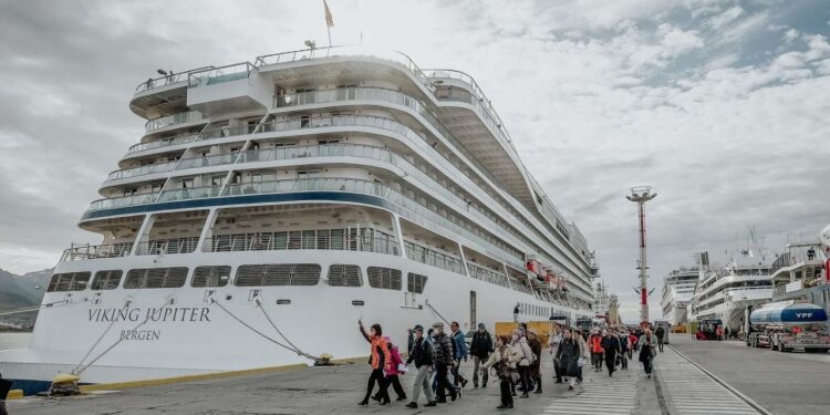 Explota Ushuaia de cruceros y se posiciona como uno de los puertos más visitados