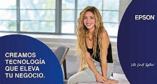 Epson y Shakira expanden su alianza para potenciar la creatividad y la innovación en el sector empresarial