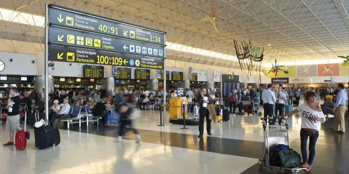 Personas en el Aeropuerto de Gran Canaria / AENA