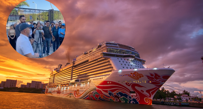 Protestan en Puerto Vallarta contra el nuevo impuesto federal a cruceros