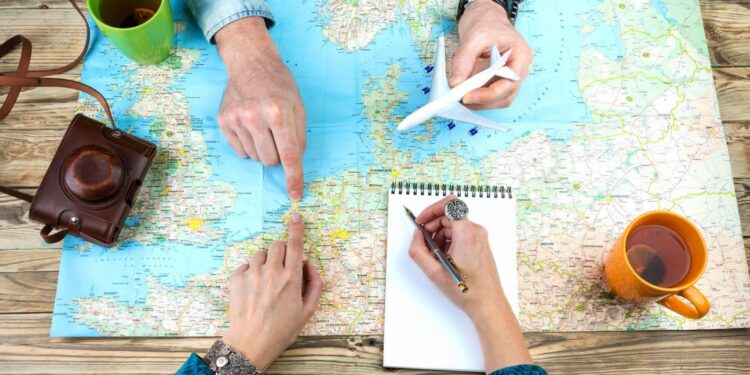 Imagen de archivo de agencia de viajes