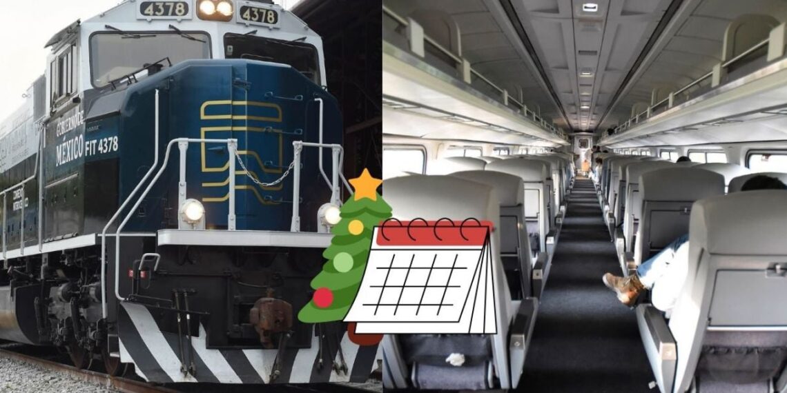 Viajes del Tren Interoceánico desde Veracruz: Horarios de temporada navideña