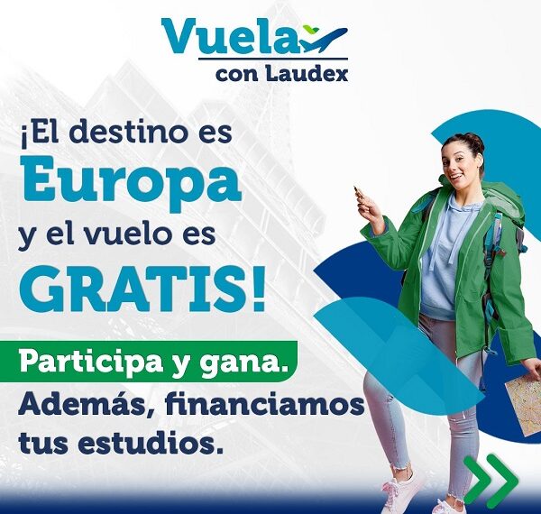 ¡Estudia en el extranjero este 2025 con la campaña #VuelaConLaudex y haz realidad tus sueños académicos!