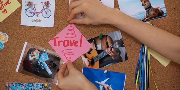 Tips para crear el vision board de viajes ideal en 2025