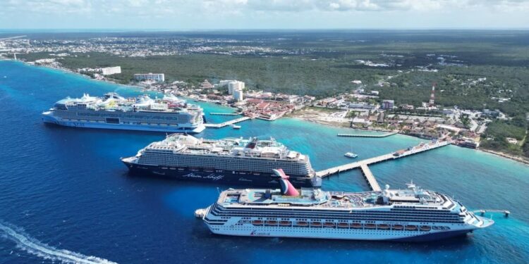 Cozumel supera los 4 millones 600 mil pasajeros en cruceros en 2024