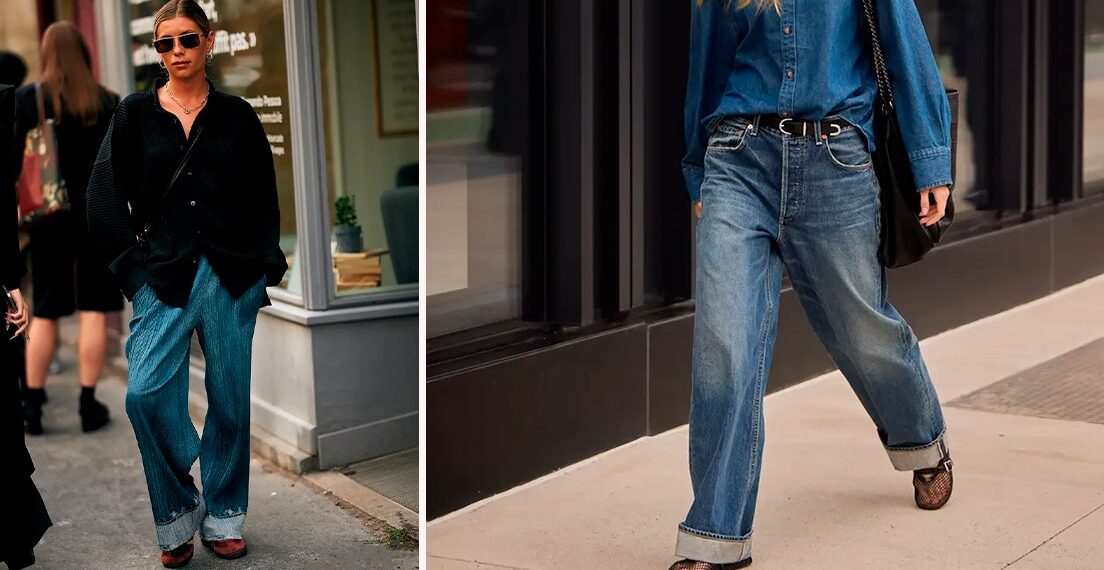 Encontré los jeans cuffed que no los dejaré de llevar en Primavera-Verano 2025. Te digo cómo son y cómo combinarlos