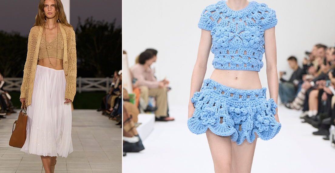 Cómo llevar blusas boho de crochet en tendencia de Primavera-Verano 2025