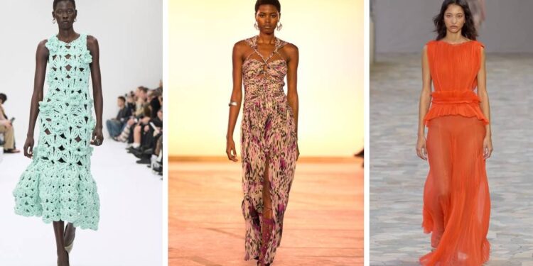 Cómo llevar vestidos boho chic largos para llevar en Primavera-Verano 2025