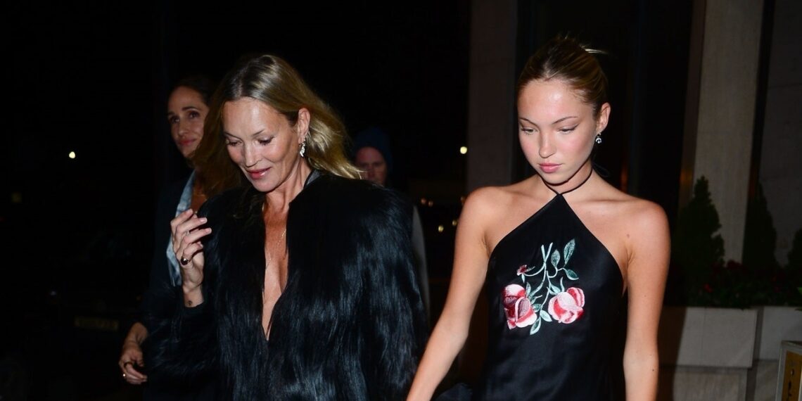 Lila and Kate Moss Offer a Masterclass In Mother-Daughter Dressing