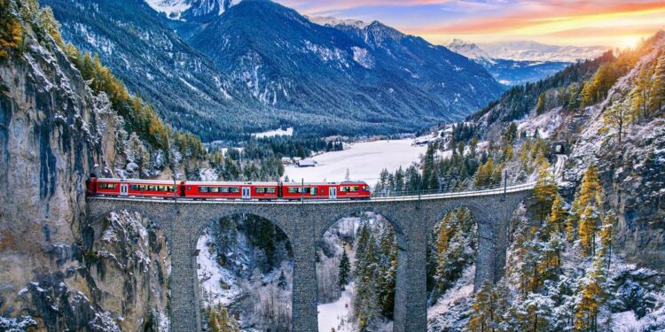 Así son los mejores viajes en tren por Europa según The Times