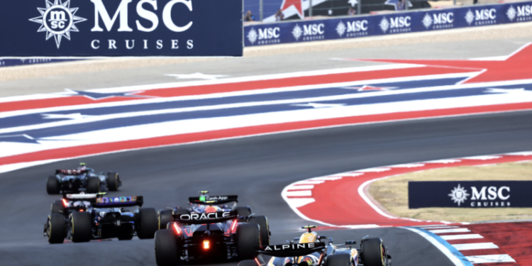 MSC patrocinador principal de 3 grandes premios de F1