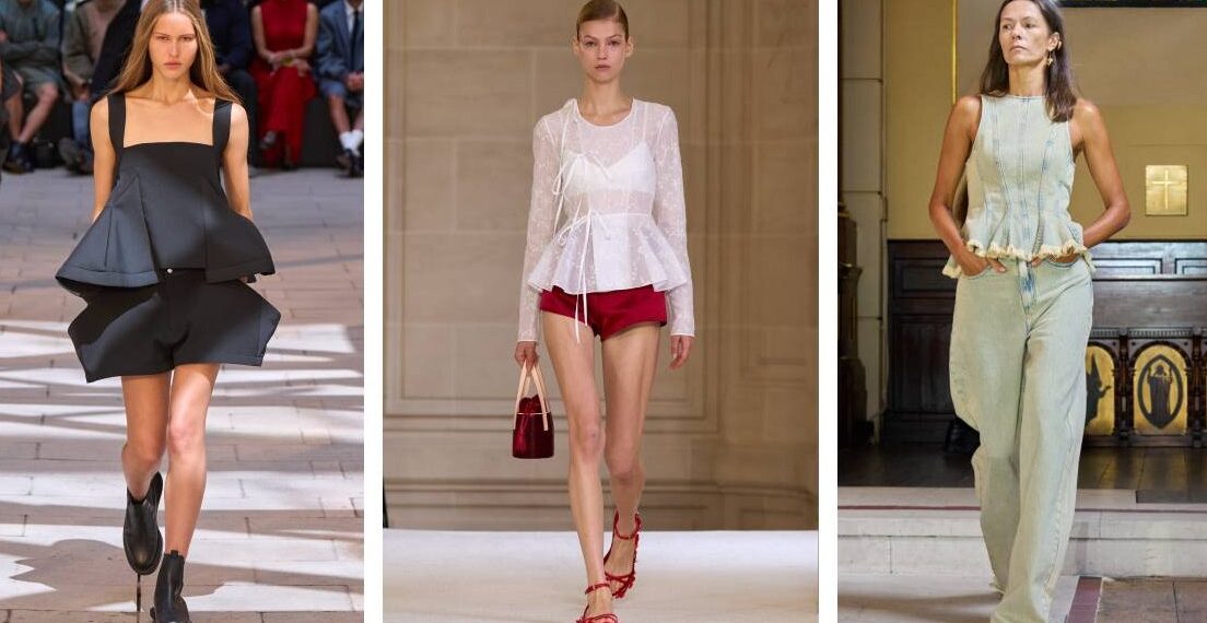 Te guste o no: Las blusas con peplum del 2010 regresan en Primavera-Verano 2025