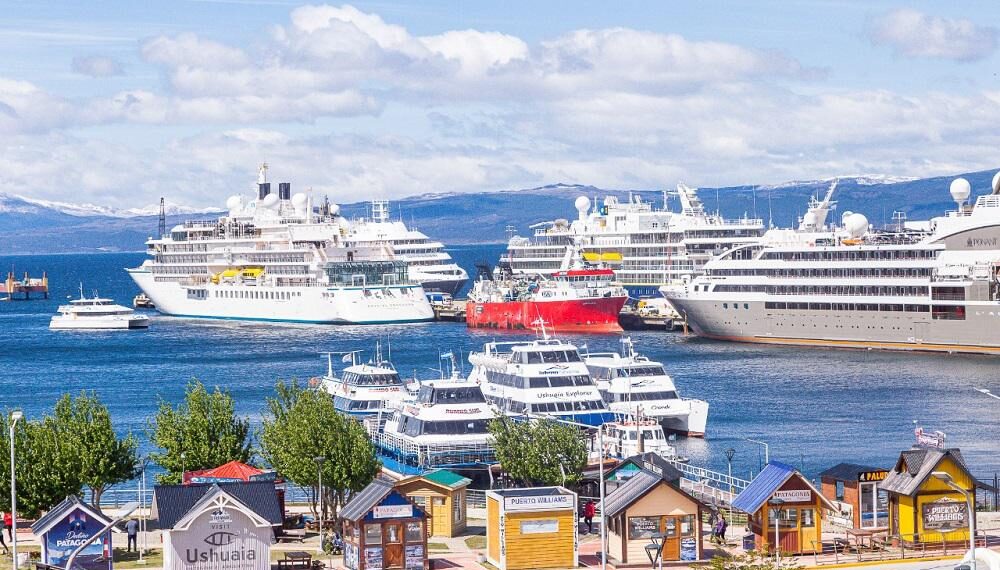 Murcia celebró la mayor afluencia de cruceros en Ushuaia