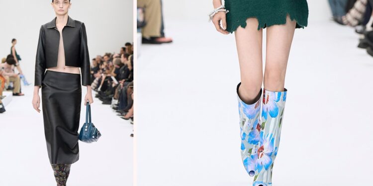 ¡Están de vuelta! Tenemos que hablar de las botas peep toe de los 2000 que todas llevarán esta Primavera-Verano 2025