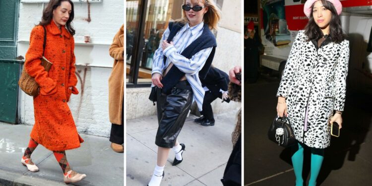 Cómo llevar faldas con medias y calcetines en looks memorables esta Primavera-Verano 2025