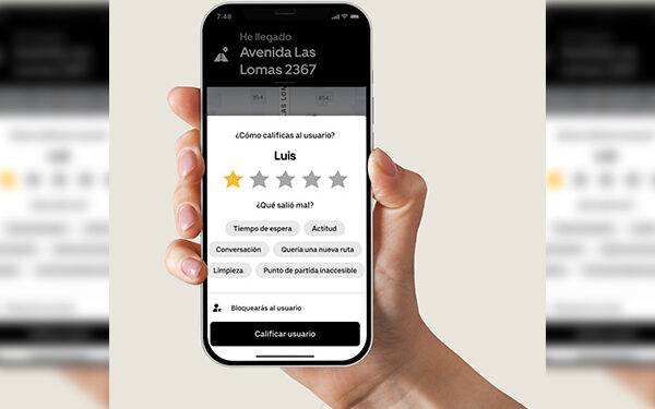 Conductores ya podrán bloquear usuarios para futuros viajes en la app de Uber