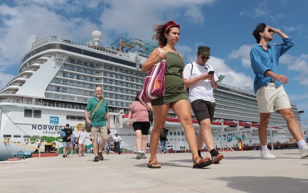 Cozumel espera siete cruceros para una sola jornada en Punta Langosta, SSA México y Puerta Maya