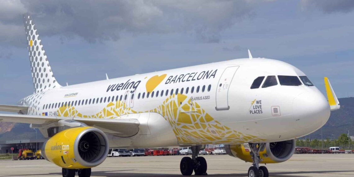 Un avión de Vueling