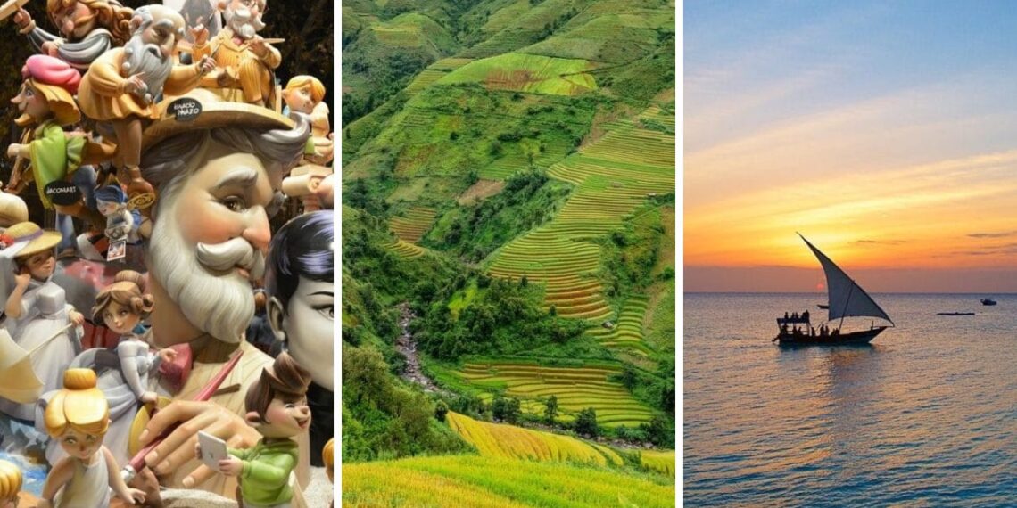 Dónde viajar en marzo de 2025: mejores destinos para viajar este mes