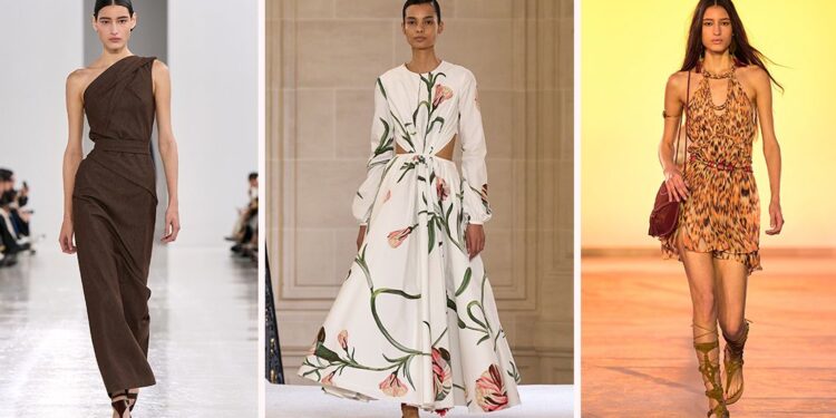 Cómo llevar vestidos boho y sandalias planas en Primavera-Verano 2025