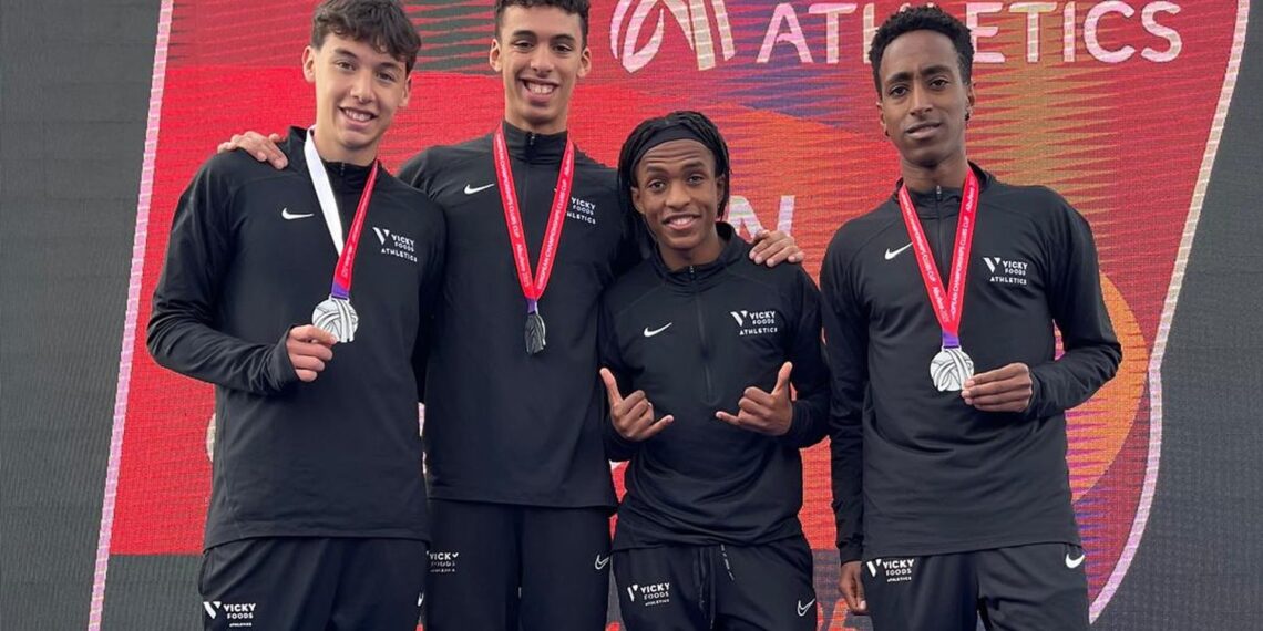 Kuma Samuel Barrios, plata con el Vicky Foods en el Europeo de campo a través