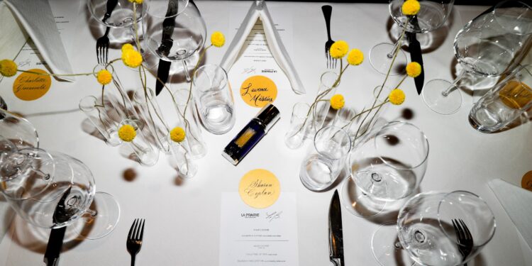 Chef Angie Mar & Sharon Coplan Hosted a Dinner Party at Le B. to Celebrate La Prairie's Skin Caviar Liquid Lift