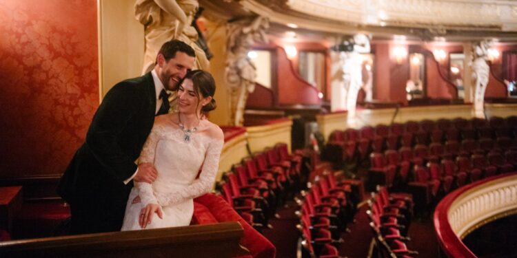 Bride Alix Creel Wore Three Custom Carolina Herrera Looks to Marry Brando Brandolini d’Adda in Paris
