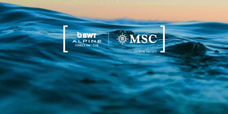 MSC Cruceros se asocia con BWT Alpine F1 Team