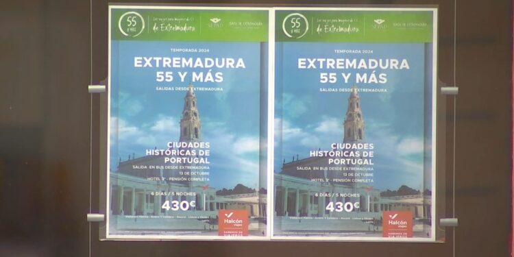 Renovado el programa de viajes para mayores de 55 años