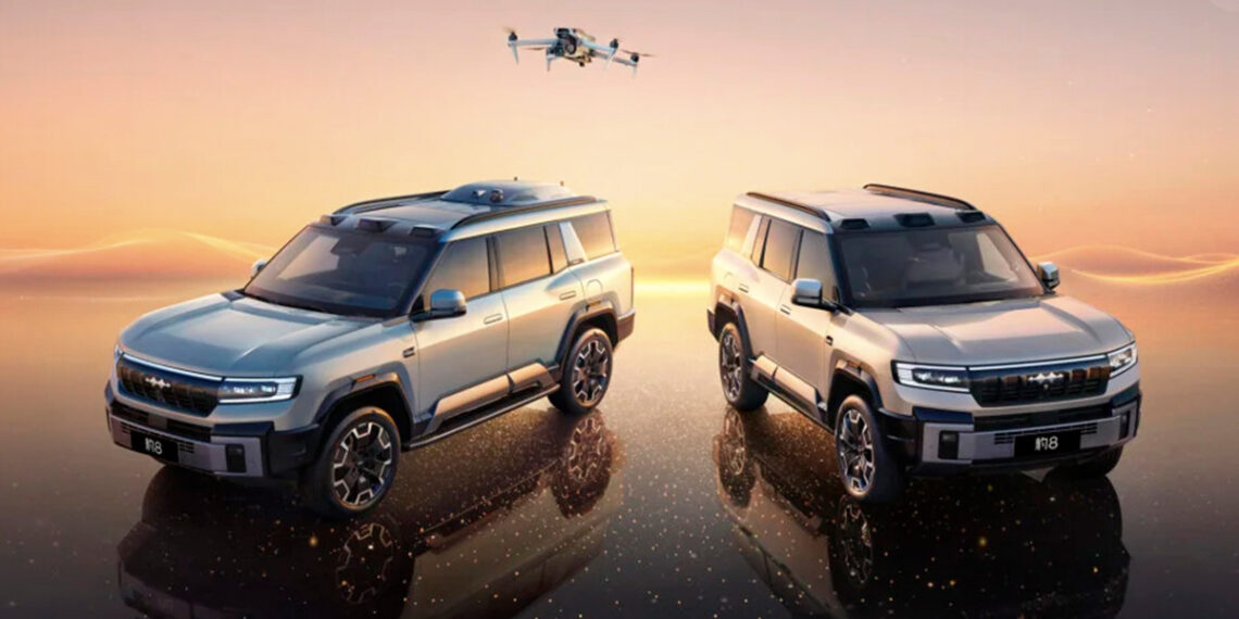 BYD y DJI drones