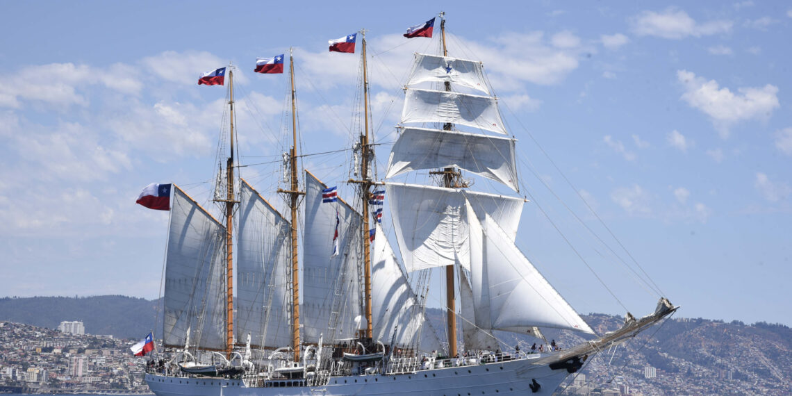 El BE-43 Esmeralda de la Armada de Chile visitará Hawaii, Osaka, Shangai, Yakarta, Sidney y Papeete en su crucero 2025