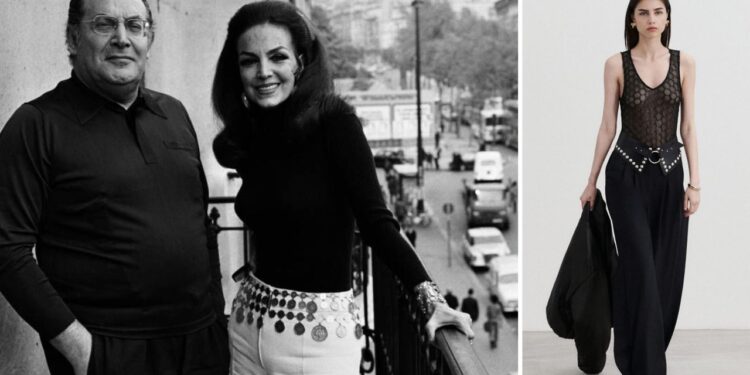 María Félix llevó el cinturón boho de los 70 que vuelve con pantalones en Primavera-Verano 2025