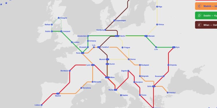 El nuevo tren de alta velocidad a 320 km/h podría revolucionar los viajes por todo el continente europeo