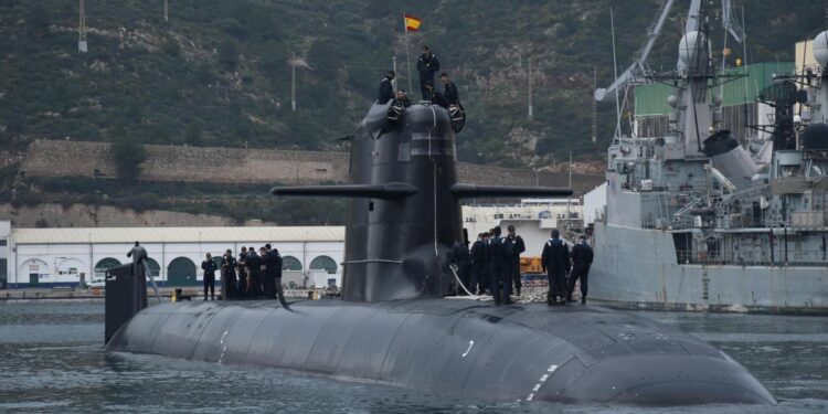 Salida al mar del submarino S-81 Isacc Peral - Foto: ARMADA