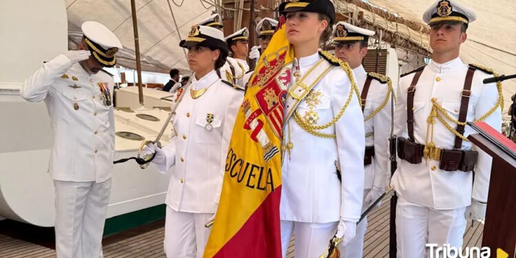 Las monedas de 40 euros conmemorativas del crucero de instrucción de la princesa de Asturias