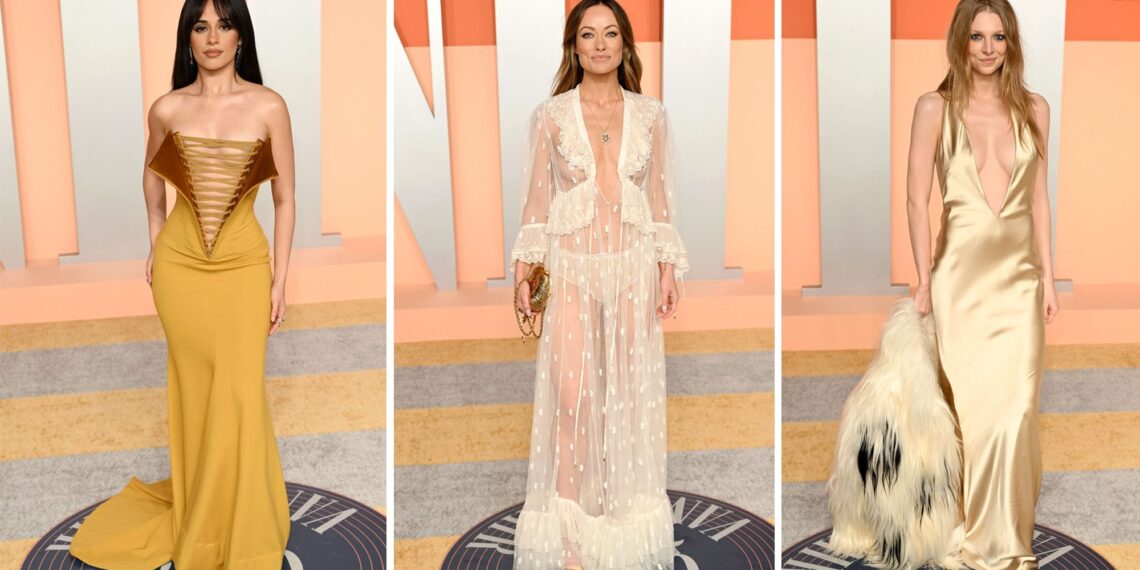 Los vestidos transparentes se llevan el premio en el afterparty de los Oscars 2025