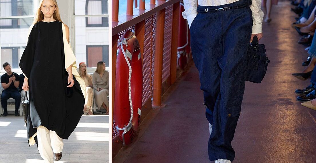 Los zapatos de rejilla combinan mejor con pantalones en tendencia de Primavera-Verano 2025