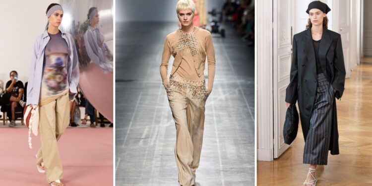 Pantalones elegantes con sandalias para llevar a la oficina en primavera 2025, según tendencias