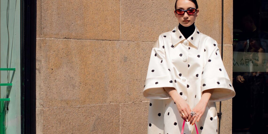 Spotted Outside the Shanghai Fall 2025 Shows: Polka Dots!
