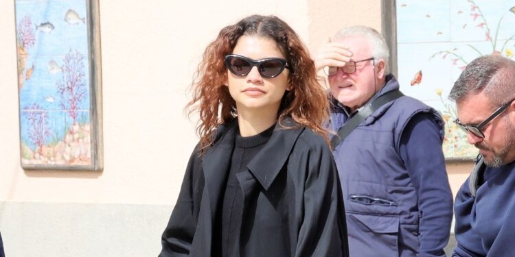 Zendaya Models Actor-Off-Duty Style on ‘The Odyssey’ Set