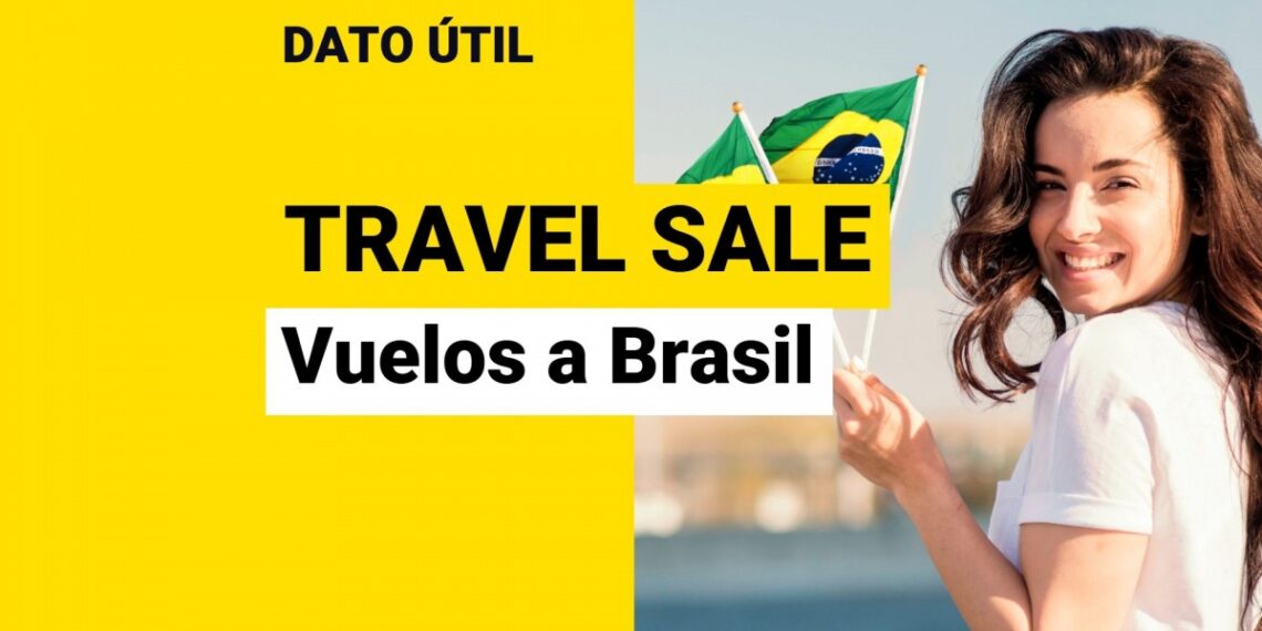 ¿Quieres viajar a Brasil? Revisa los mejores descuentos en vuelos que ofrece el Travel Sale