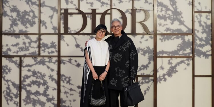 Aki and Koichi Bring Their Love—and Fabulous Fashions—to the Dior Show in Kyoto