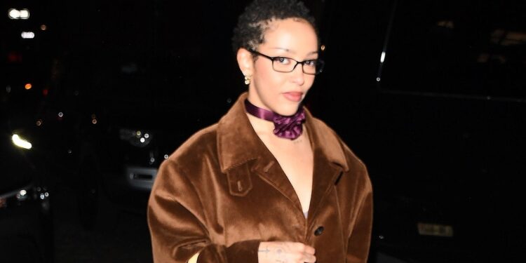 This Is How Doja Cat Elevates a Corduroy Coat