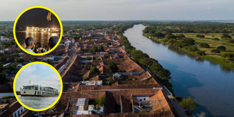 El Magdalena recibe su primer crucero de lujo, impulsando el turismo fluvial y mostrando la belleza cultural de Colombia.