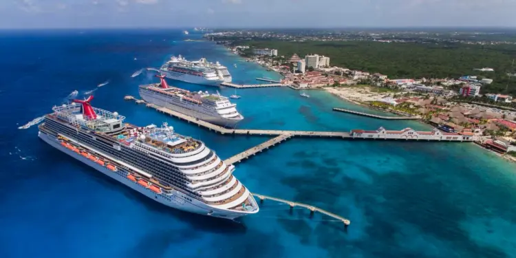 Invierten 882 mdp en la ampliación de un puerto de Cozumel para recibir los cruceros más grandes del mundo