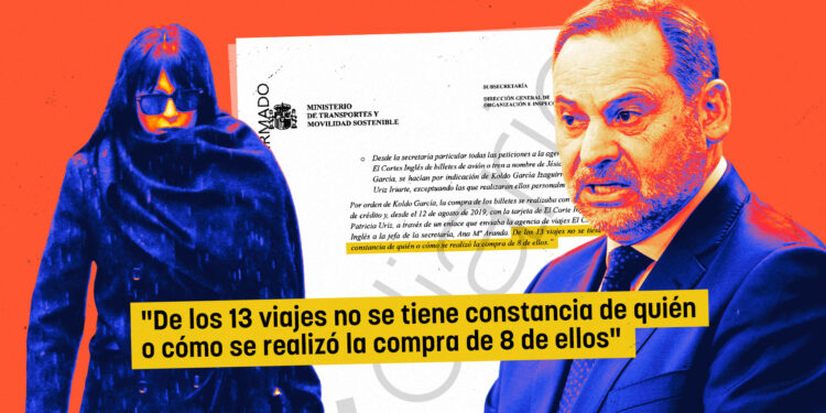 El Gobierno dice al Supremo que no sabe quién pagó 8 de los 13 viajes de Jésica con Ábalos