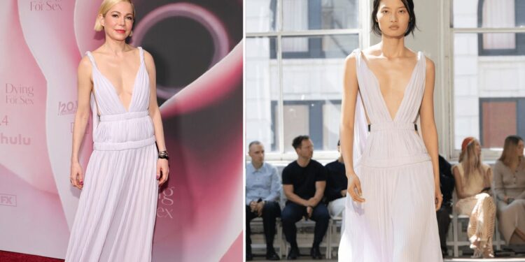 Color rosa suave, la elección ideal para vestidos elegantes en Primavera-Verano 2025