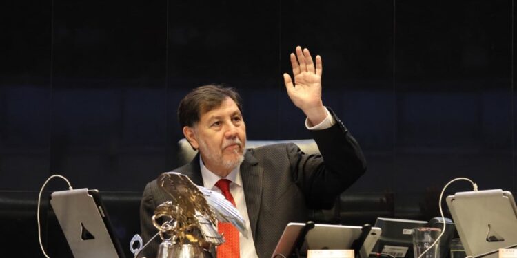 Gerardo Fernández Noroña, presidente del Senado. Foto: Especial